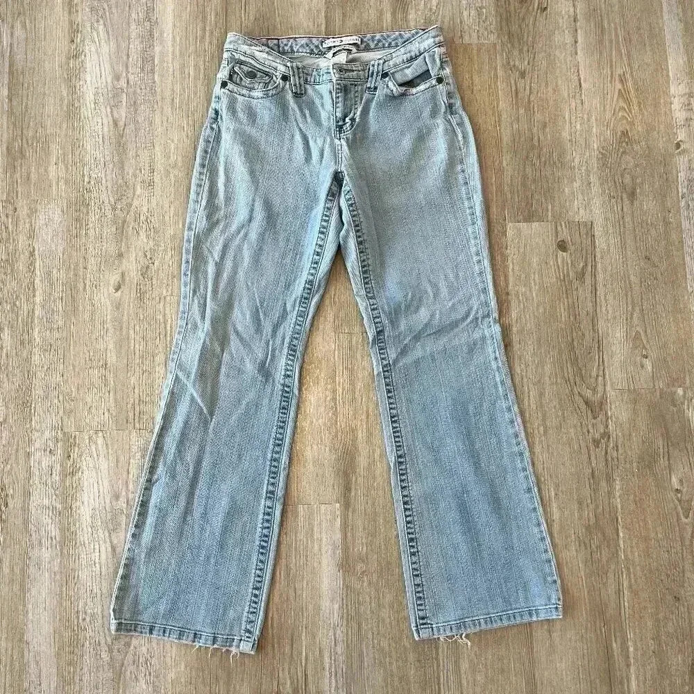Womens Tommy Hilfiger Hipster Boot Vintage Y2K Jeans - 4